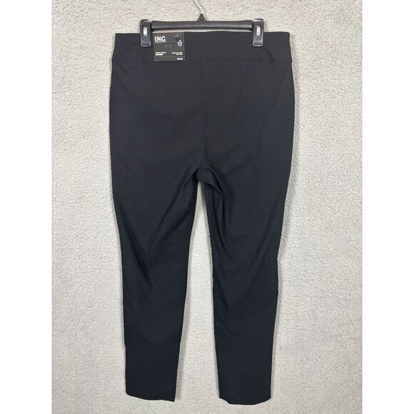 I.N.C. Women's Black Skinny Pants Size 12 Mid-Rise Tummy Control Black NWT's - Picture 3 of 7